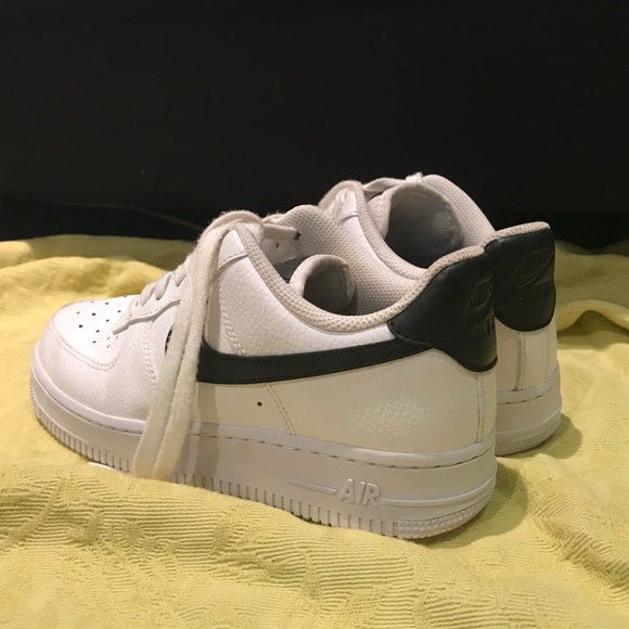 Nike Shoes - black and white nike air forces